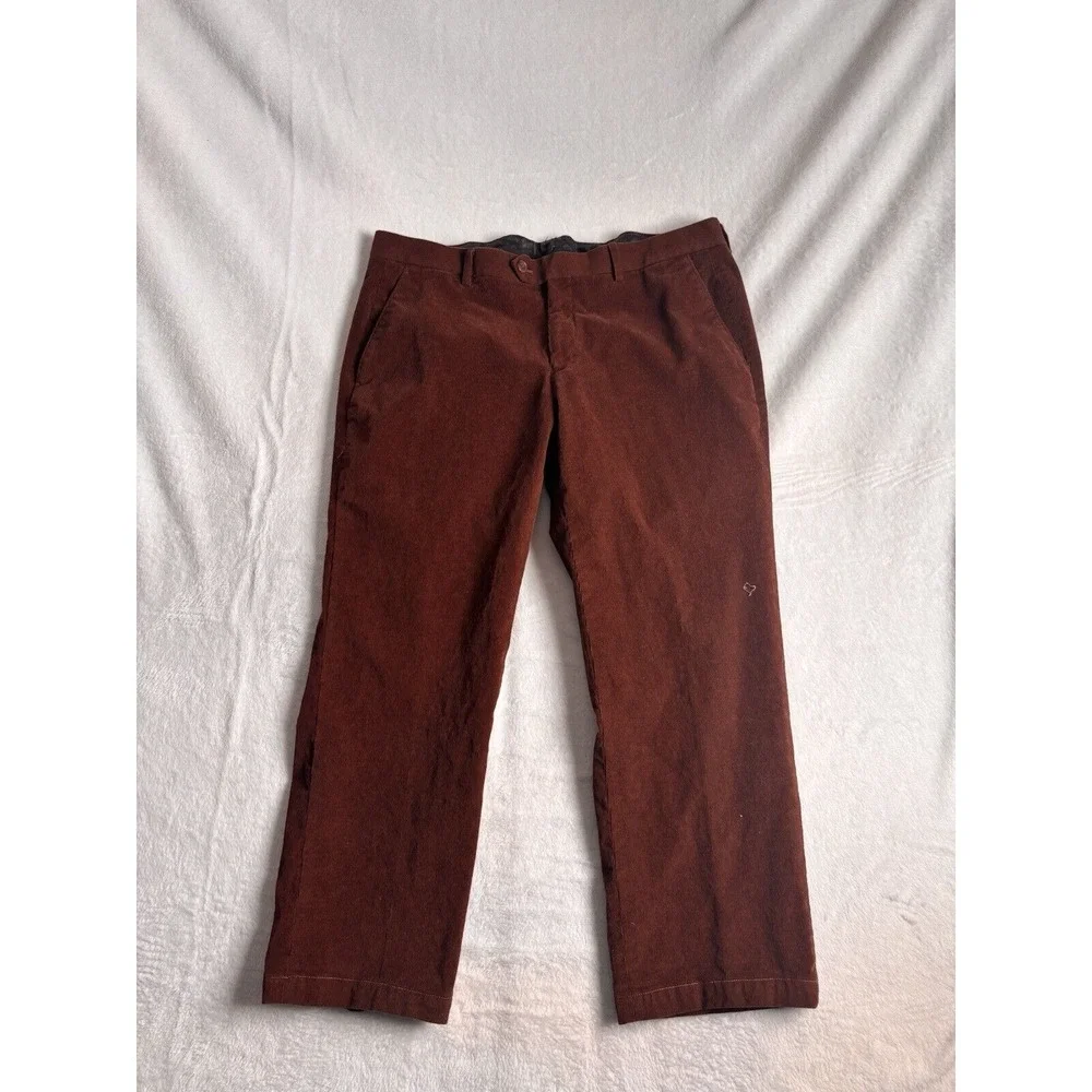 Lauren Ralph Lauren LRL Brown Corduroy Women's Pants 34